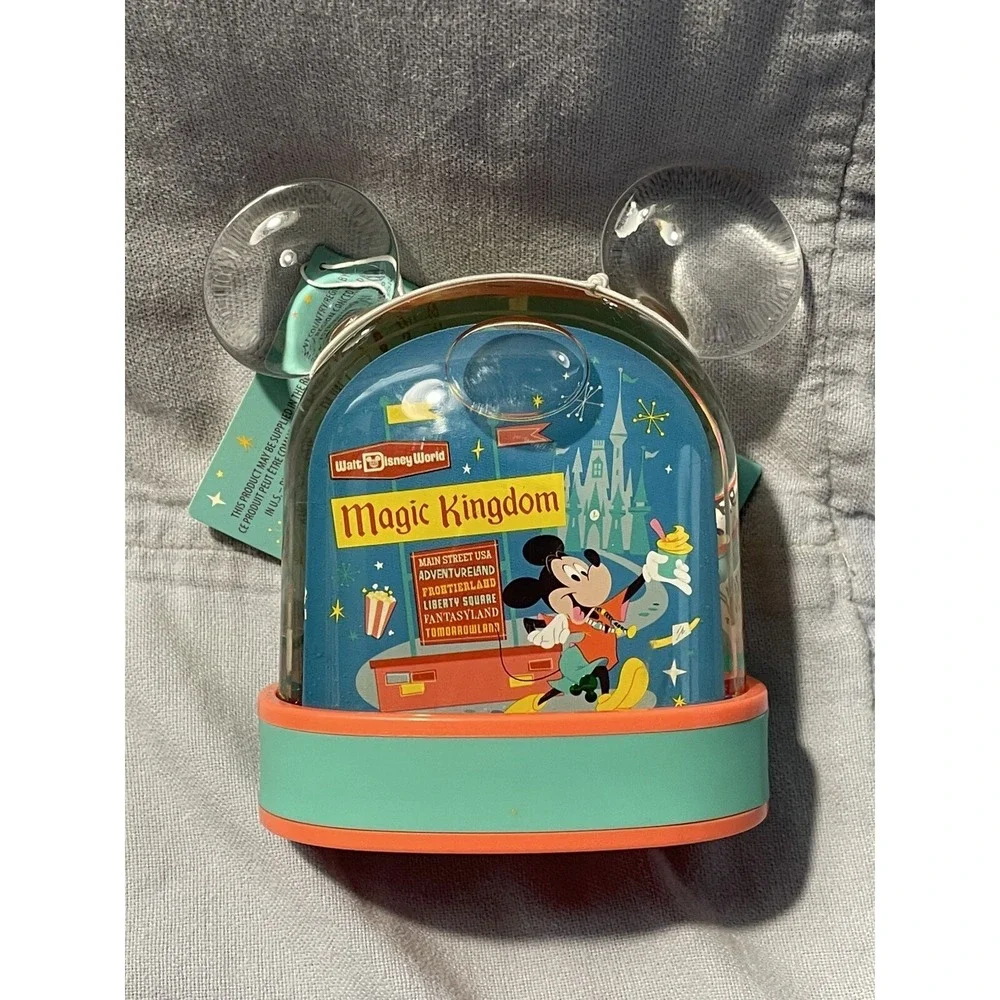NEW Disney Mickey Mouse & Friends Play in‎ the Park Snow Globe w/ Mickey Ears